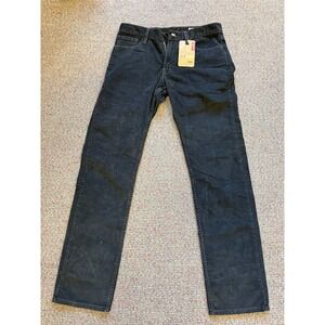Levis 514 Slim Straight Corduroy Pants Mens 32x34 Black Cords New NWT Y2K 2000s